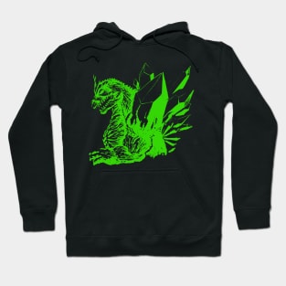 SpaceGodzilla (green) Hoodie